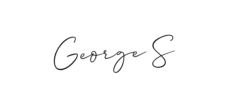 Make a beautiful signature design for name George S. Use this online signature maker to create a handwritten signature for free. George S signature style 2 images and pictures png