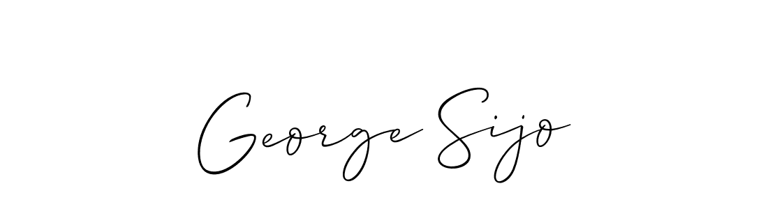 if you are searching for the best signature style for your name George Sijo. so please give up your signature search. here we have designed multiple signature styles  using Allison_Script. George Sijo signature style 2 images and pictures png