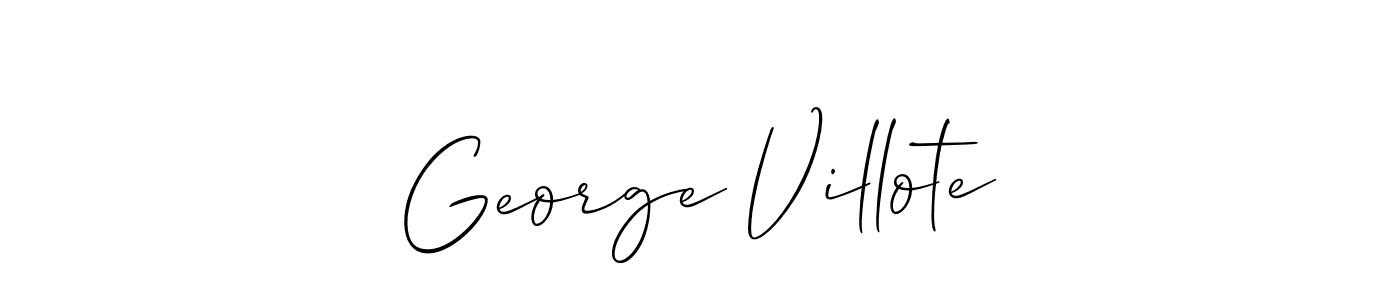 Make a beautiful signature design for name George Villote. Use this online signature maker to create a handwritten signature for free. George Villote signature style 2 images and pictures png