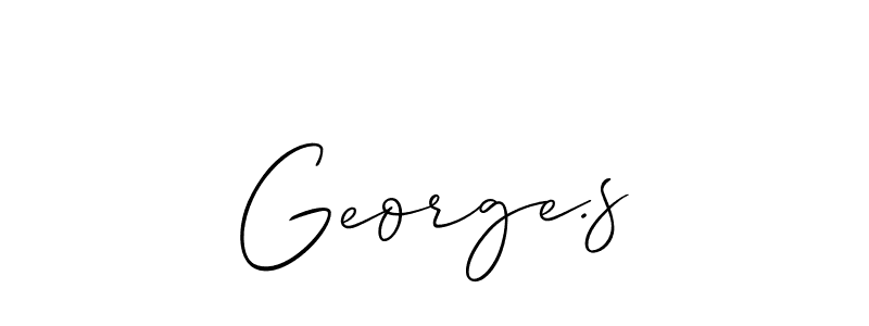 Similarly Allison_Script is the best handwritten signature design. Signature creator online .You can use it as an online autograph creator for name George.s. George.s signature style 2 images and pictures png