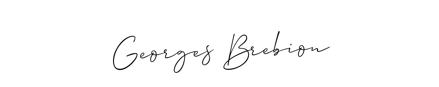 Georges Brebion stylish signature style. Best Handwritten Sign (Allison_Script) for my name. Handwritten Signature Collection Ideas for my name Georges Brebion. Georges Brebion signature style 2 images and pictures png