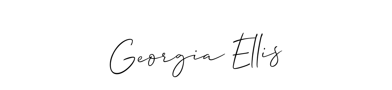 See photos of Georgia Ellis official signature by Spectra . Check more albums & portfolios. Read reviews & check more about Allison_Script font. Georgia Ellis signature style 2 images and pictures png