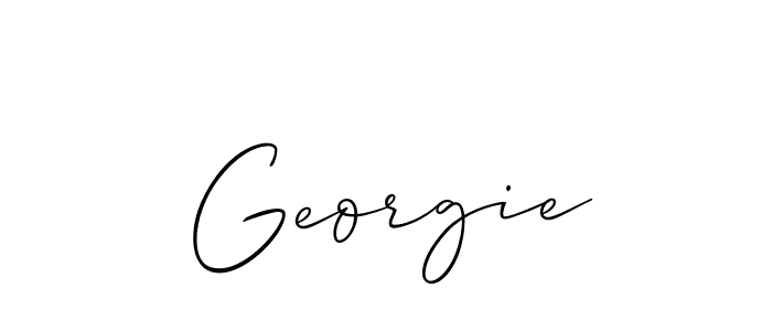 Here are the top 10 professional signature styles for the name Georgie. These are the best autograph styles you can use for your name. Georgie signature style 2 images and pictures png