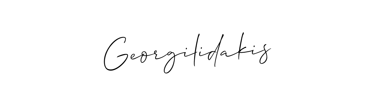 You should practise on your own different ways (Allison_Script) to write your name (Georgilidakis) in signature. don't let someone else do it for you. Georgilidakis signature style 2 images and pictures png