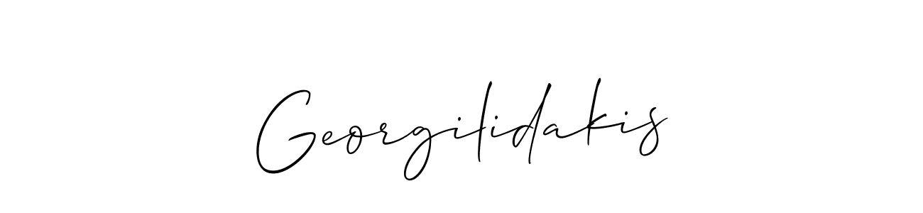 You should practise on your own different ways (Allison_Script) to write your name (Georgilidakis) in signature. don't let someone else do it for you. Georgilidakis signature style 2 images and pictures png