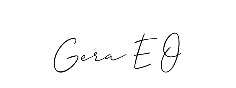 This is the best signature style for the Gera E O name. Also you like these signature font (Allison_Script). Mix name signature. Gera E O signature style 2 images and pictures png