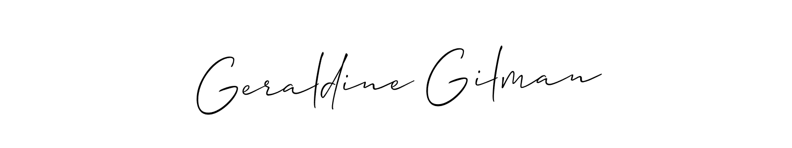 Here are the top 10 professional signature styles for the name Geraldine Gilman. These are the best autograph styles you can use for your name. Geraldine Gilman signature style 2 images and pictures png