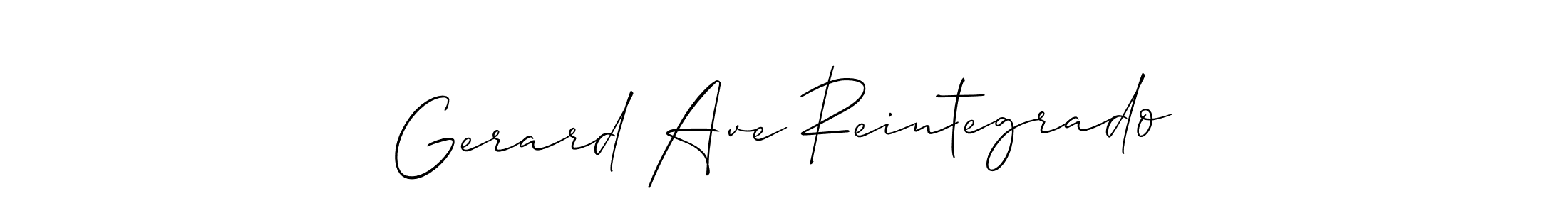 Make a beautiful signature design for name Gerard Ave Reintegrado. Use this online signature maker to create a handwritten signature for free. Gerard Ave Reintegrado signature style 2 images and pictures png