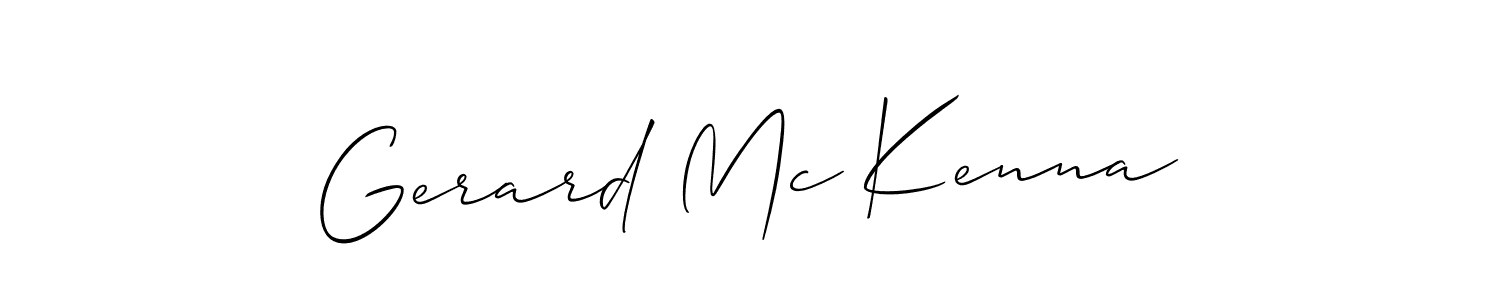 Also we have Gerard Mc Kenna name is the best signature style. Create professional handwritten signature collection using Allison_Script autograph style. Gerard Mc Kenna signature style 2 images and pictures png