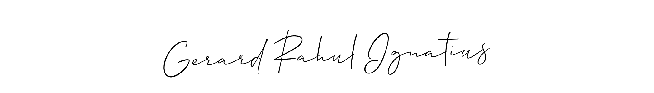 Make a beautiful signature design for name Gerard Rahul Ignatius. Use this online signature maker to create a handwritten signature for free. Gerard Rahul Ignatius signature style 2 images and pictures png