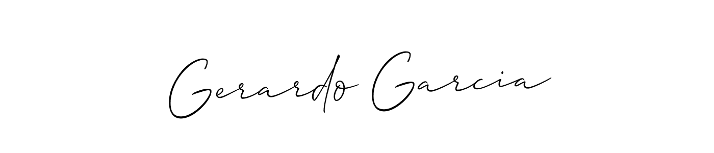 See photos of Gerardo Garcia official signature by Spectra . Check more albums & portfolios. Read reviews & check more about Allison_Script font. Gerardo Garcia signature style 2 images and pictures png
