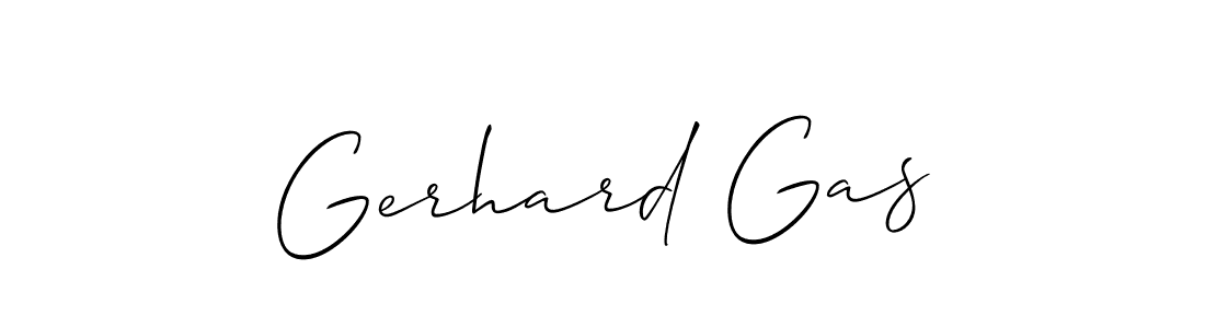 Best and Professional Signature Style for Gerhard Gas. Allison_Script Best Signature Style Collection. Gerhard Gas signature style 2 images and pictures png