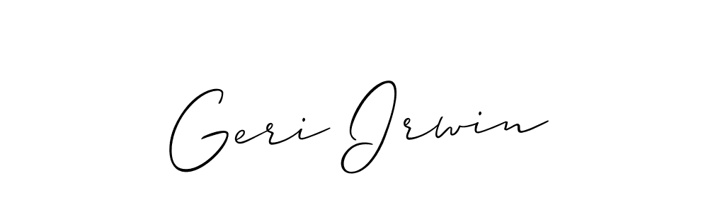 See photos of Geri Irwin official signature by Spectra . Check more albums & portfolios. Read reviews & check more about Allison_Script font. Geri Irwin signature style 2 images and pictures png
