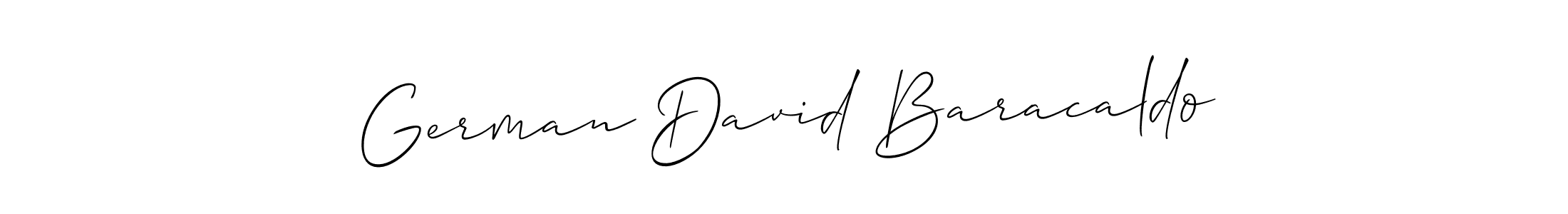 Here are the top 10 professional signature styles for the name German David Baracaldo. These are the best autograph styles you can use for your name. German David Baracaldo signature style 2 images and pictures png