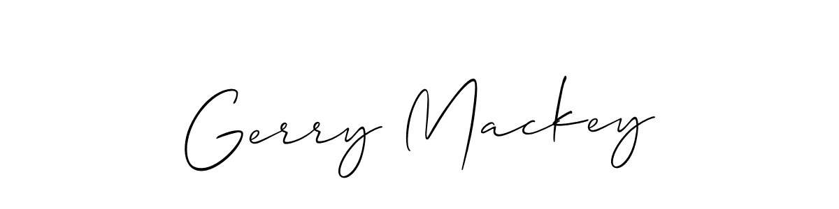 The best way (Allison_Script) to make a short signature is to pick only two or three words in your name. The name Gerry Mackey include a total of six letters. For converting this name. Gerry Mackey signature style 2 images and pictures png