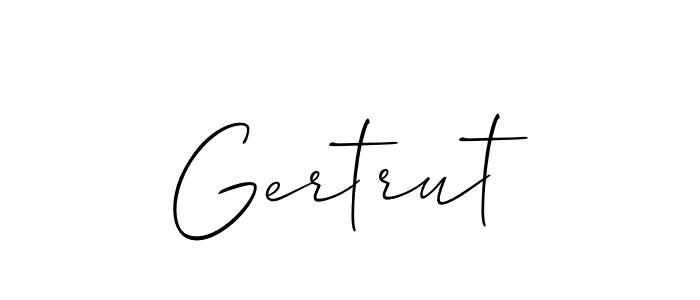 This is the best signature style for the Gertrut name. Also you like these signature font (Allison_Script). Mix name signature. Gertrut signature style 2 images and pictures png