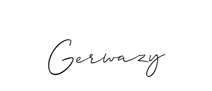 Once you've used our free online signature maker to create your best signature Allison_Script style, it's time to enjoy all of the benefits that Gerwazy name signing documents. Gerwazy signature style 2 images and pictures png