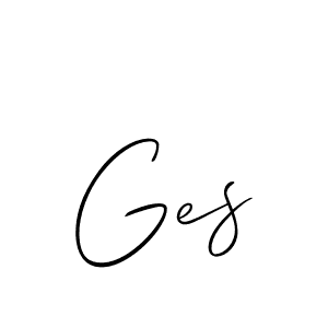 Ges stylish signature style. Best Handwritten Sign (Allison_Script) for my name. Handwritten Signature Collection Ideas for my name Ges. Ges signature style 2 images and pictures png