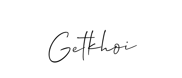 Getkhoi stylish signature style. Best Handwritten Sign (Allison_Script) for my name. Handwritten Signature Collection Ideas for my name Getkhoi. Getkhoi signature style 2 images and pictures png