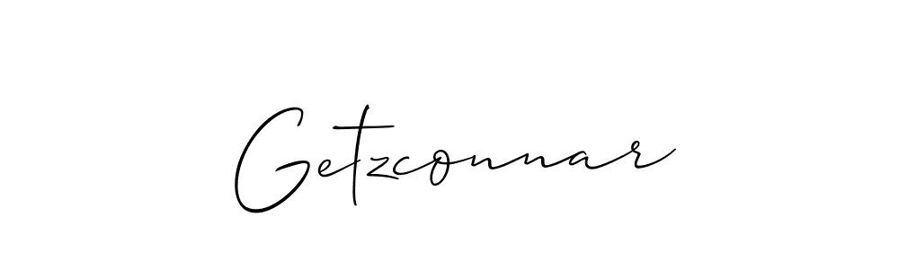 Create a beautiful signature design for name Getzconnar. With this signature (Allison_Script) fonts, you can make a handwritten signature for free. Getzconnar signature style 2 images and pictures png