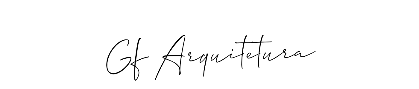 How to Draw Gf Arquitetura signature style? Allison_Script is a latest design signature styles for name Gf Arquitetura. Gf Arquitetura signature style 2 images and pictures png