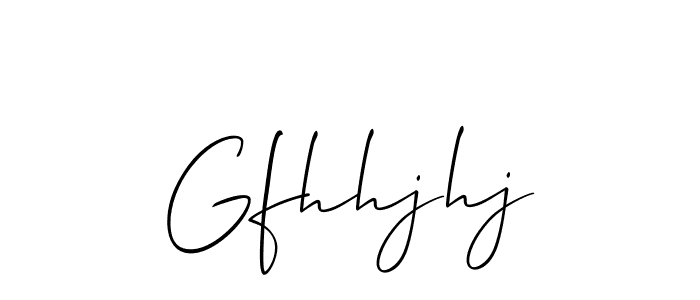 Design your own signature with our free online signature maker. With this signature software, you can create a handwritten (Allison_Script) signature for name Gfhhjhj. Gfhhjhj signature style 2 images and pictures png