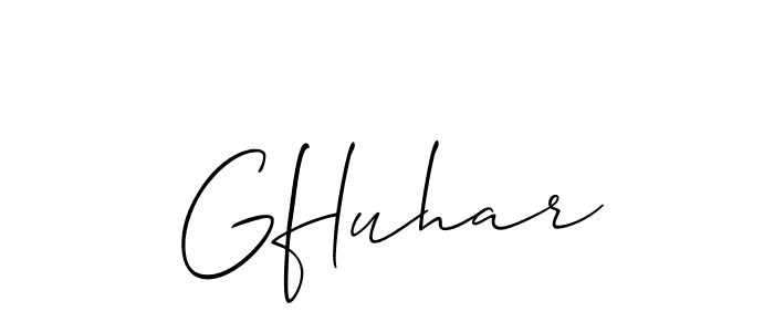 This is the best signature style for the Gfluhar name. Also you like these signature font (Allison_Script). Mix name signature. Gfluhar signature style 2 images and pictures png