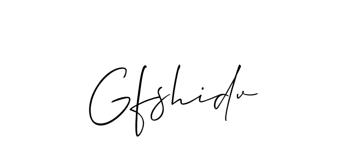 You should practise on your own different ways (Allison_Script) to write your name (Gfshidv) in signature. don't let someone else do it for you. Gfshidv signature style 2 images and pictures png