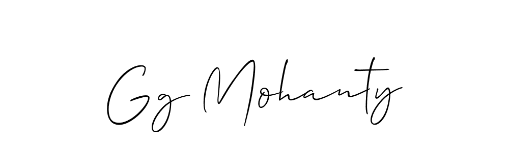 How to Draw Gg Mohanty signature style? Allison_Script is a latest design signature styles for name Gg Mohanty. Gg Mohanty signature style 2 images and pictures png