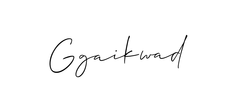How to make Ggaikwad name signature. Use Allison_Script style for creating short signs online. This is the latest handwritten sign. Ggaikwad signature style 2 images and pictures png