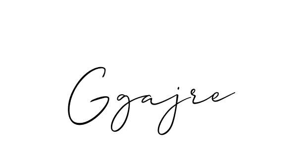 How to make Ggajre signature? Allison_Script is a professional autograph style. Create handwritten signature for Ggajre name. Ggajre signature style 2 images and pictures png