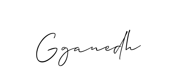 You should practise on your own different ways (Allison_Script) to write your name (Gganedh) in signature. don't let someone else do it for you. Gganedh signature style 2 images and pictures png