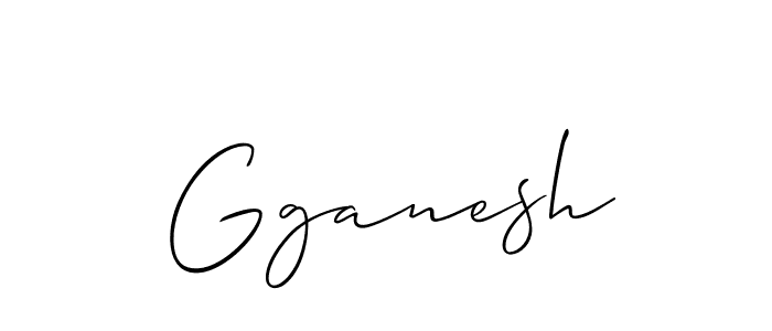 Gganesh stylish signature style. Best Handwritten Sign (Allison_Script) for my name. Handwritten Signature Collection Ideas for my name Gganesh. Gganesh signature style 2 images and pictures png