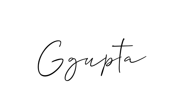 How to Draw Ggupta signature style? Allison_Script is a latest design signature styles for name Ggupta. Ggupta signature style 2 images and pictures png