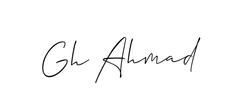 You can use this online signature creator to create a handwritten signature for the name Gh Ahmad. This is the best online autograph maker. Gh Ahmad signature style 2 images and pictures png