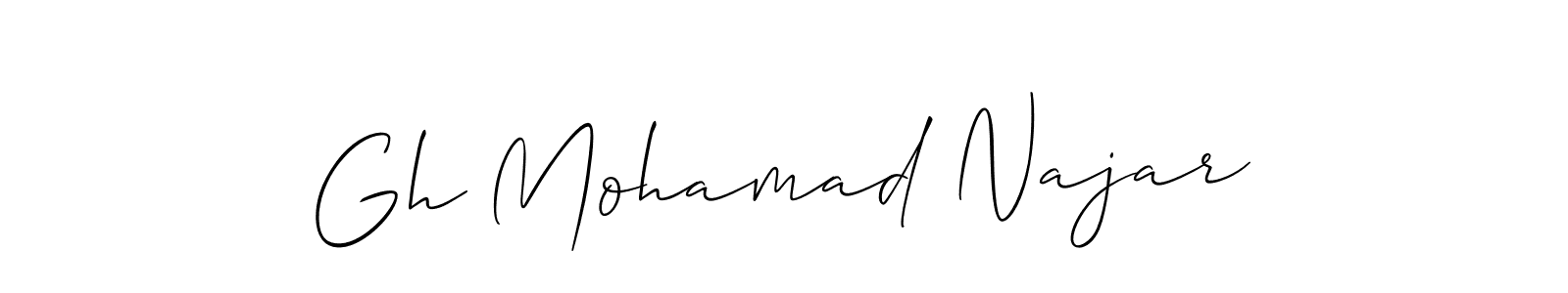 Make a beautiful signature design for name Gh Mohamad Najar. Use this online signature maker to create a handwritten signature for free. Gh Mohamad Najar signature style 2 images and pictures png