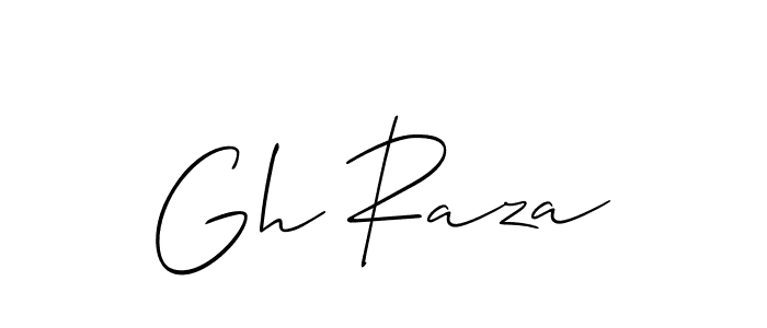 Make a beautiful signature design for name Gh Raza. Use this online signature maker to create a handwritten signature for free. Gh Raza signature style 2 images and pictures png