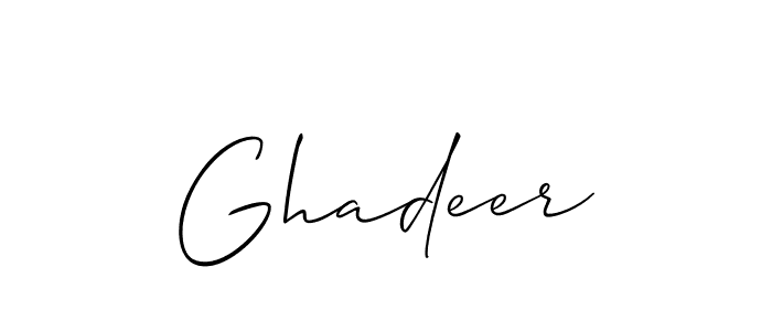 Once you've used our free online signature maker to create your best signature Allison_Script style, it's time to enjoy all of the benefits that Ghadeer name signing documents. Ghadeer signature style 2 images and pictures png
