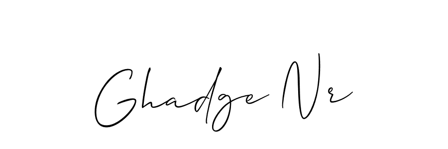 Also You can easily find your signature by using the search form. We will create Ghadge Nr name handwritten signature images for you free of cost using Allison_Script sign style. Ghadge Nr signature style 2 images and pictures png