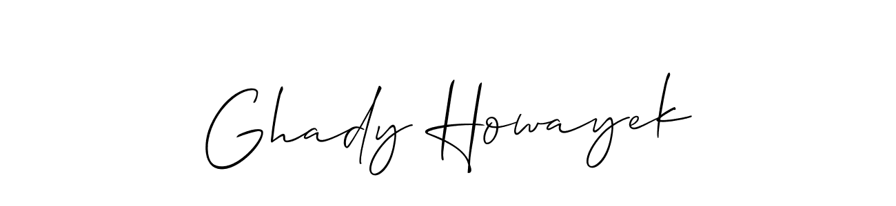 Make a beautiful signature design for name Ghady Howayek. Use this online signature maker to create a handwritten signature for free. Ghady Howayek signature style 2 images and pictures png