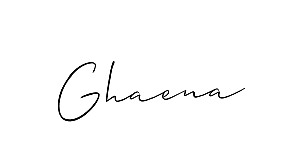 It looks lik you need a new signature style for name Ghaena. Design unique handwritten (Allison_Script) signature with our free signature maker in just a few clicks. Ghaena signature style 2 images and pictures png