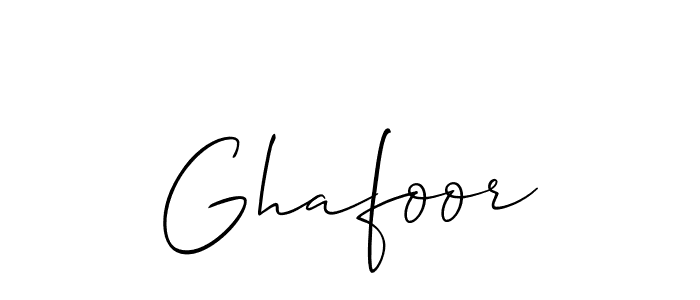 How to Draw Ghafoor signature style? Allison_Script is a latest design signature styles for name Ghafoor. Ghafoor signature style 2 images and pictures png