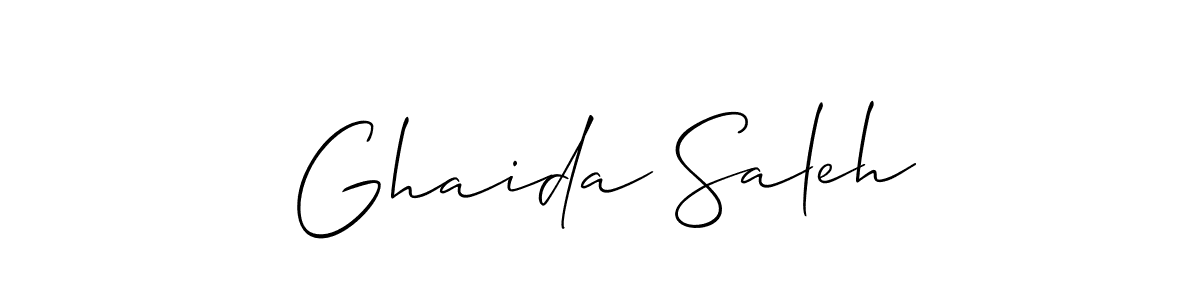 Once you've used our free online signature maker to create your best signature Allison_Script style, it's time to enjoy all of the benefits that Ghaida Saleh name signing documents. Ghaida Saleh signature style 2 images and pictures png