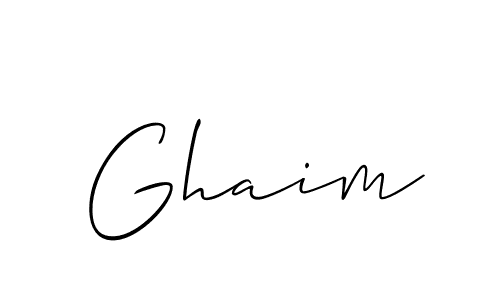 How to Draw Ghaim signature style? Allison_Script is a latest design signature styles for name Ghaim. Ghaim signature style 2 images and pictures png