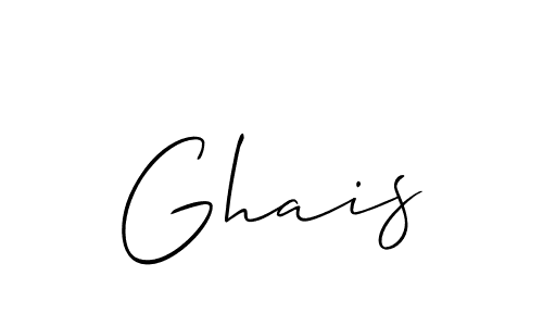 How to Draw Ghais signature style? Allison_Script is a latest design signature styles for name Ghais. Ghais signature style 2 images and pictures png