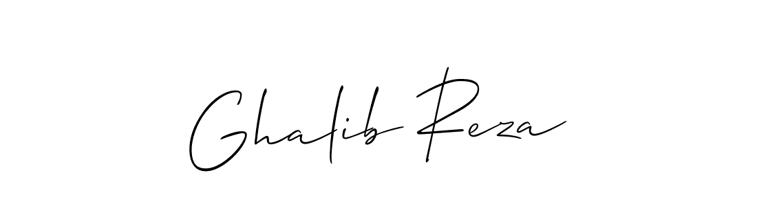 Best and Professional Signature Style for Ghalib Reza. Allison_Script Best Signature Style Collection. Ghalib Reza signature style 2 images and pictures png