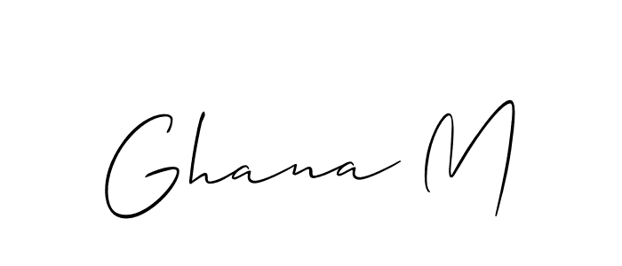 Allison_Script is a professional signature style that is perfect for those who want to add a touch of class to their signature. It is also a great choice for those who want to make their signature more unique. Get Ghana M name to fancy signature for free. Ghana M signature style 2 images and pictures png