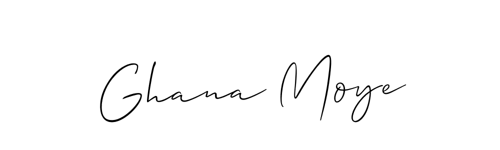 Similarly Allison_Script is the best handwritten signature design. Signature creator online .You can use it as an online autograph creator for name Ghana Moye. Ghana Moye signature style 2 images and pictures png