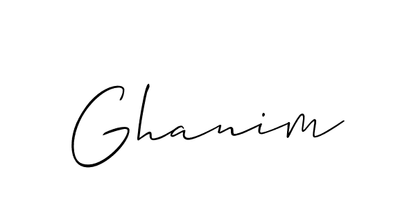 Once you've used our free online signature maker to create your best signature Allison_Script style, it's time to enjoy all of the benefits that Ghanim name signing documents. Ghanim signature style 2 images and pictures png