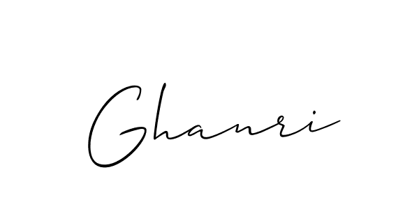 Make a short Ghanri signature style. Manage your documents anywhere anytime using Allison_Script. Create and add eSignatures, submit forms, share and send files easily. Ghanri signature style 2 images and pictures png